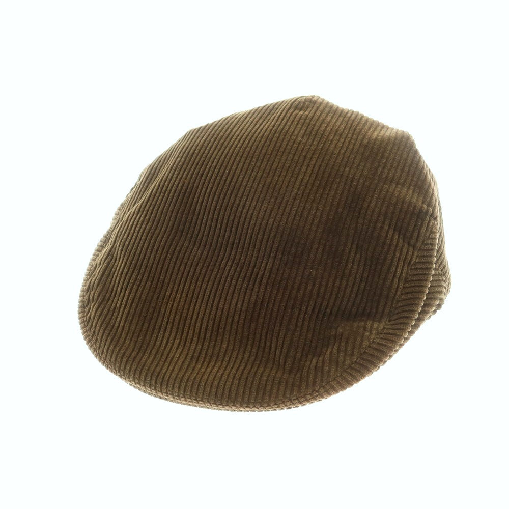 【中古】ロックアンドコーハッターズ LOCK & Co. HATTERS 太畝コーデュロイ ハンチング オリーブ【 7 1/2 】【 状態ランクC 】【 メンズ 】
