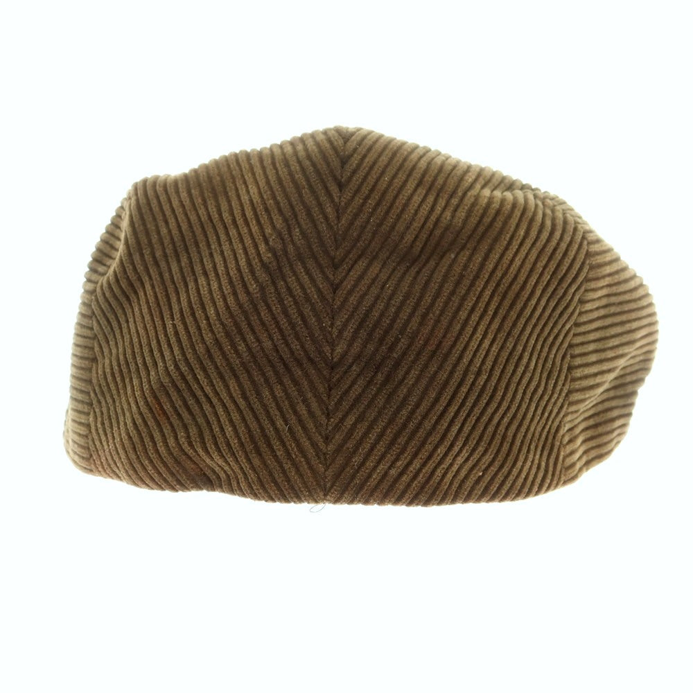 【中古】ロックアンドコーハッターズ LOCK & Co. HATTERS 太畝コーデュロイ ハンチング オリーブ【 7 1/2 】【 状態ランクC 】【 メンズ 】