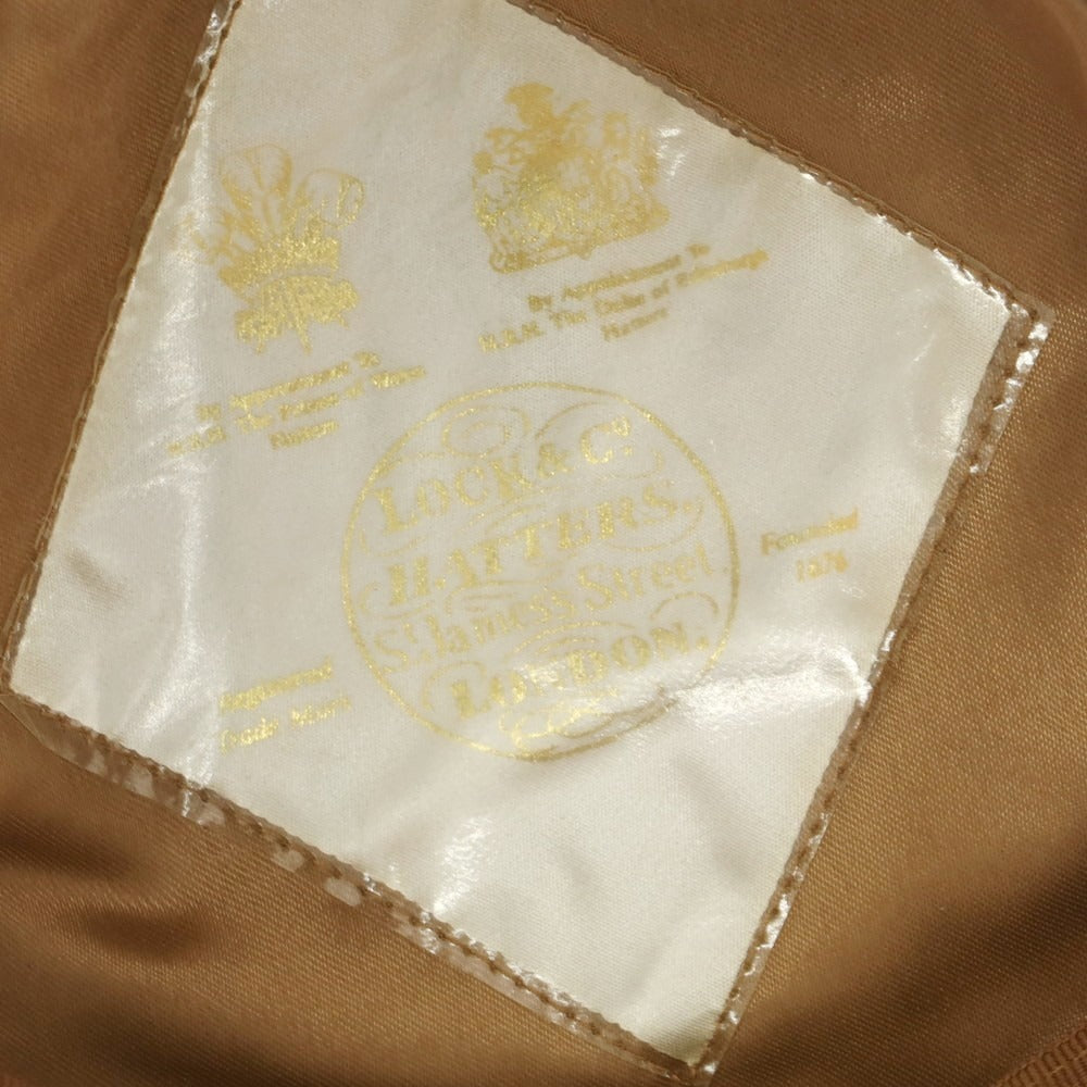 【中古】ロックアンドコーハッターズ LOCK & Co. HATTERS 太畝コーデュロイ ハンチング オリーブ【 7 1/2 】【 状態ランクC 】【 メンズ 】