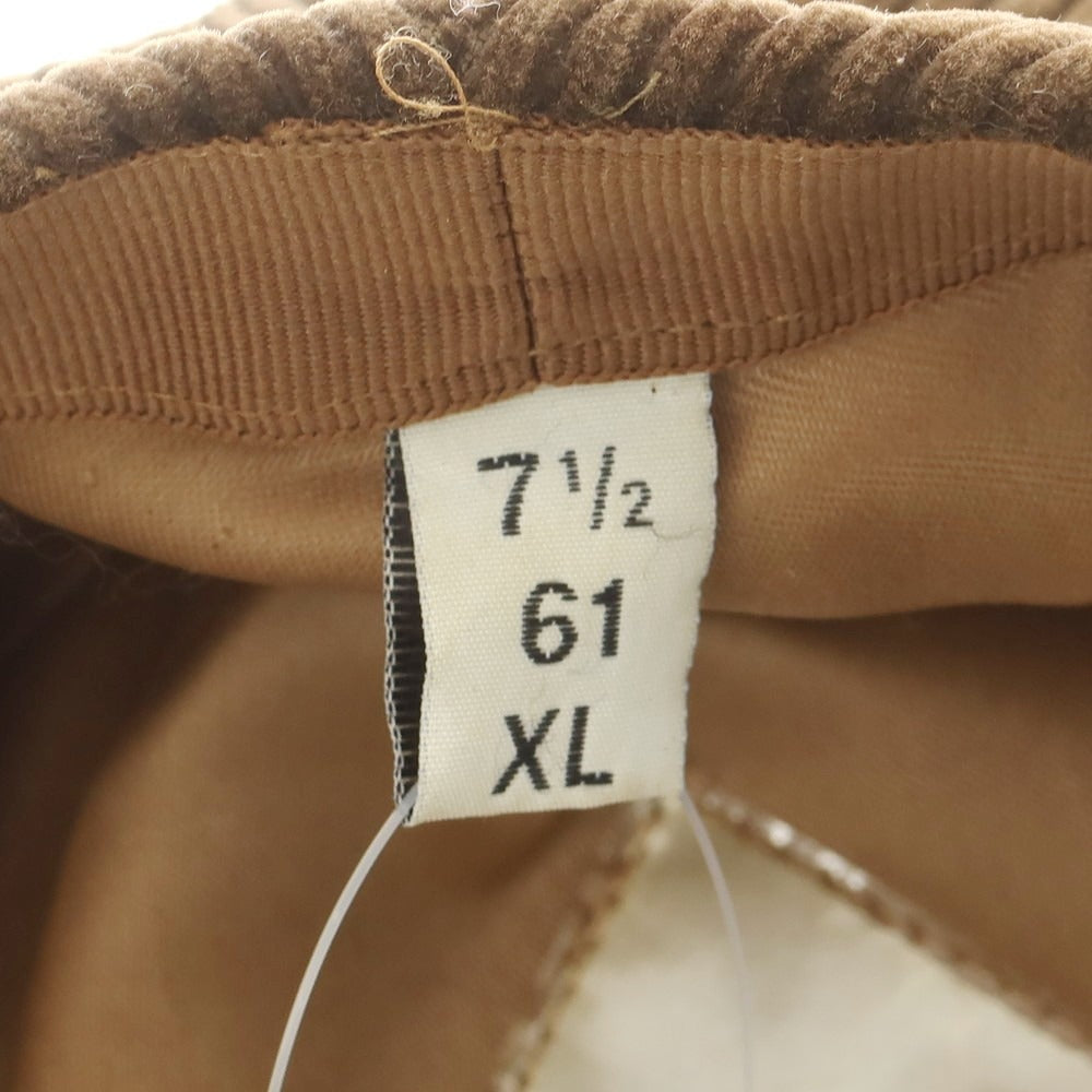 【中古】ロックアンドコーハッターズ LOCK & Co. HATTERS 太畝コーデュロイ ハンチング オリーブ【 7 1/2 】【 状態ランクC 】【 メンズ 】