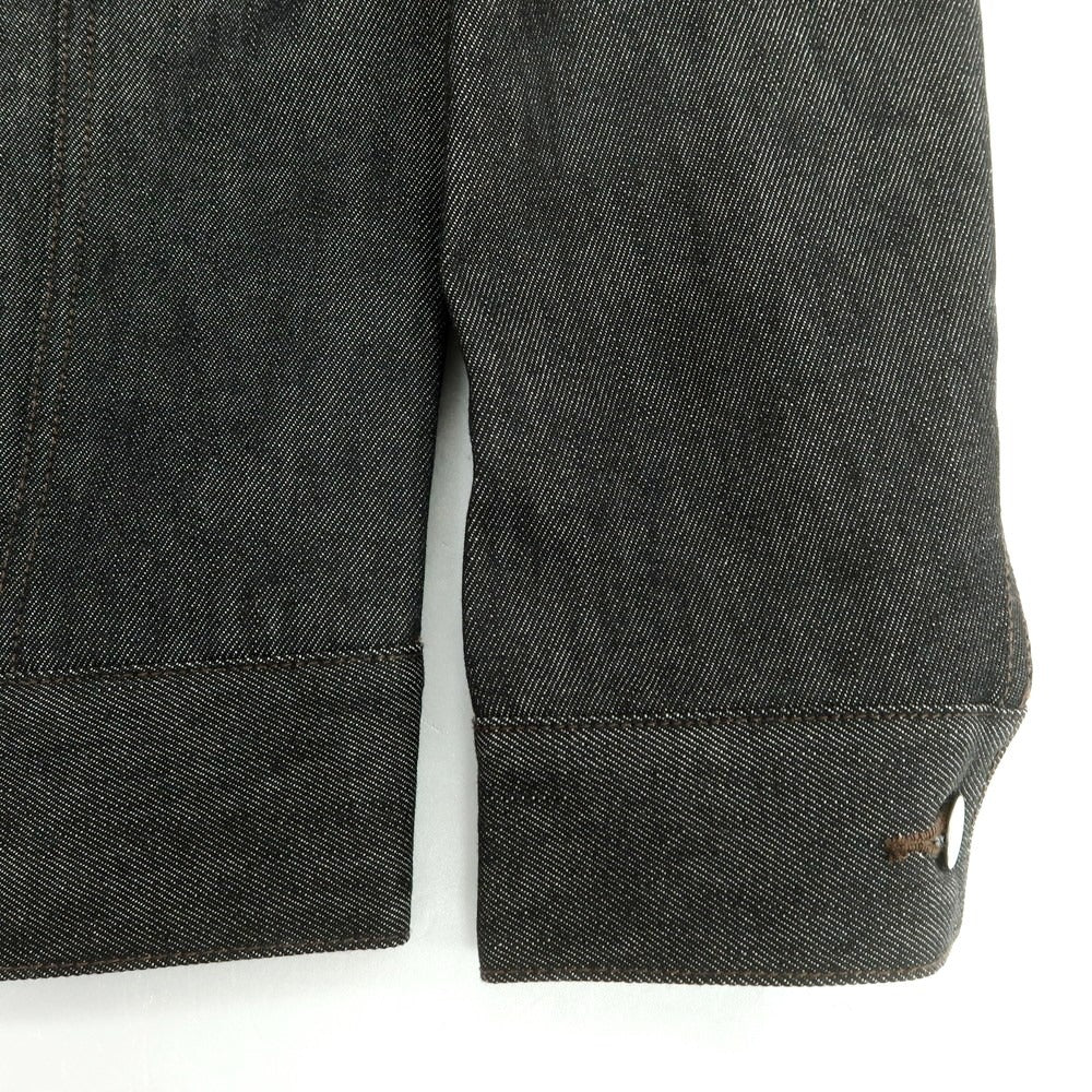 【中古】ジーニック Jeanik リジット デニムジャケット ジージャン ブラック【 M 】【 状態ランクA 】【 メンズ 】