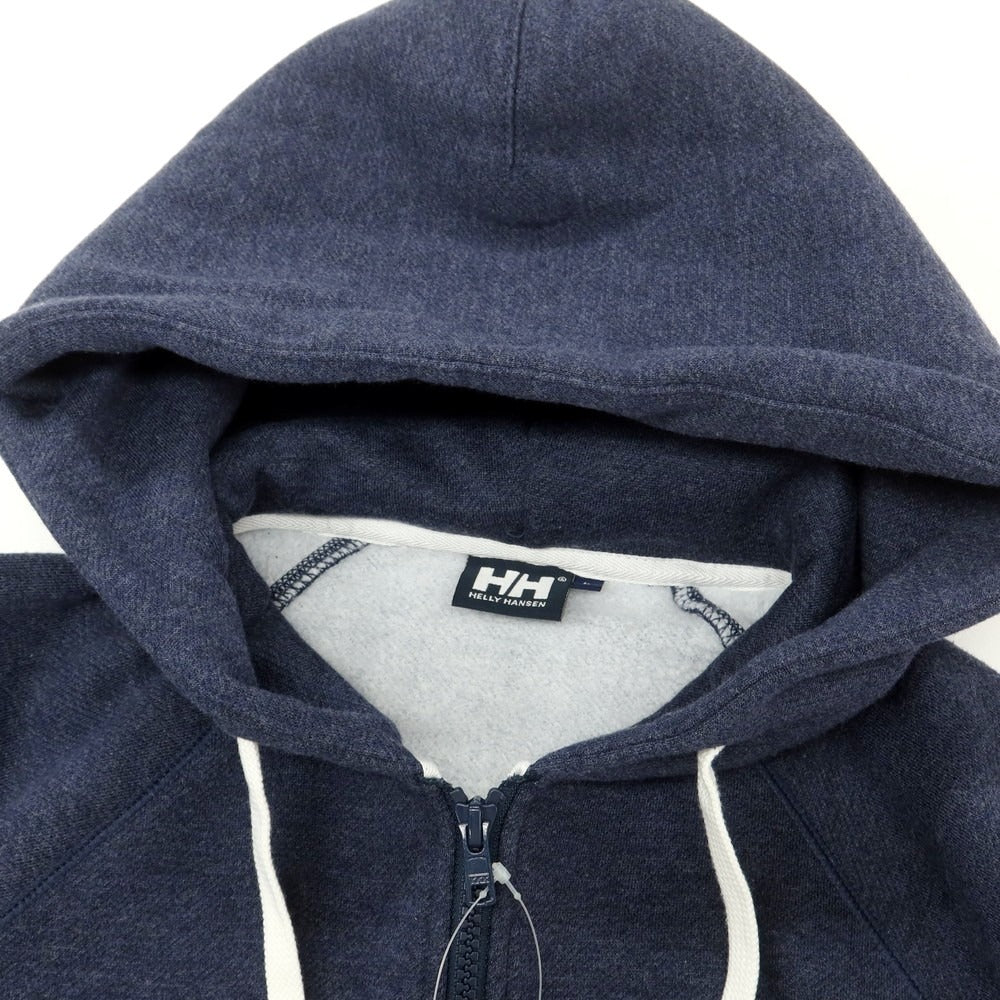【中古】ヘリーハンセン HELLY HANSEN ポリエステルコットン スウェット パーカー 杢ネイビー【 L 】【 状態ランクB 】【 メンズ 】