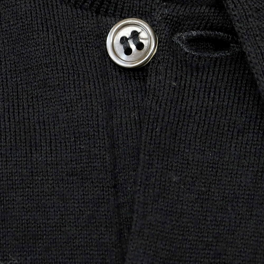 【中古】ジョンスメドレー JOHN SMEDLEY ウール ポロニット ブラック【 S 】【 状態ランクA 】【 メンズ 】