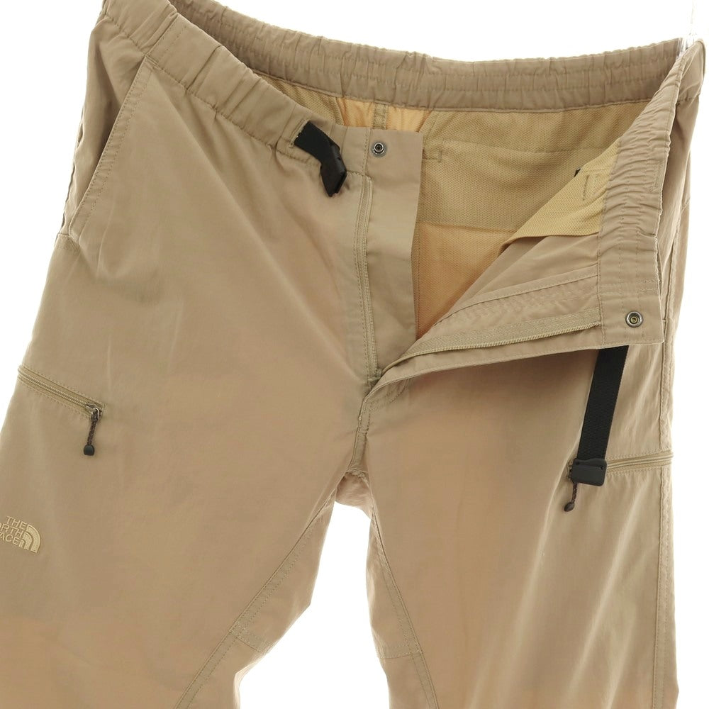 【中古】ザノースフェイス THE NORTH FACE 2WAY ポリエステル コンバーチブル イージーパンツ ベージュ【サイズL】【 状態ランクB 】【 メンズ 】