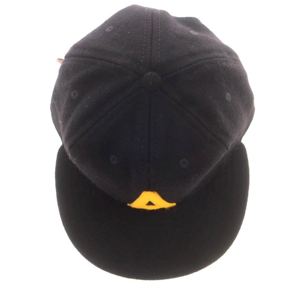 【中古】エベッツフィールドフランネルズ EBBETS FIELD FLANNEL ウール ベースボールキャップ ブラック【 F 】【 状態ランクB 】【 メンズ 】