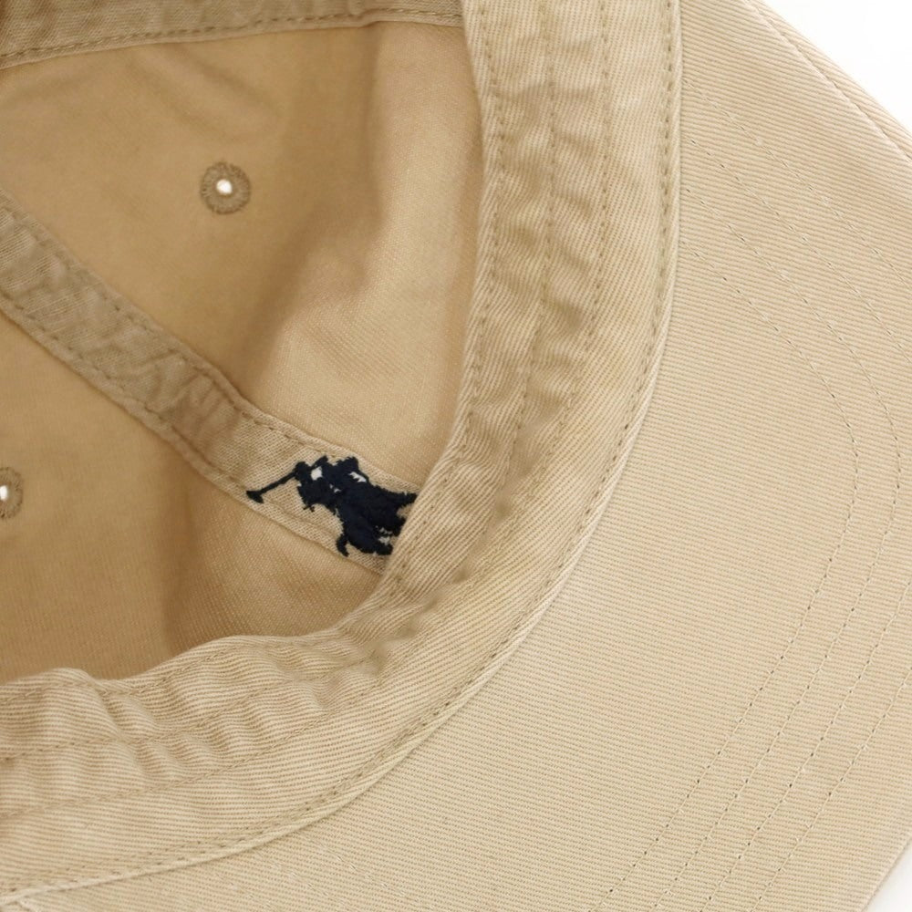 【中古】ポロ ラルフローレン Polo Ralph Lauren コットン ベースボールキャップ ベージュ【 表記なし 】【 状態ランクB 】【 メンズ 】