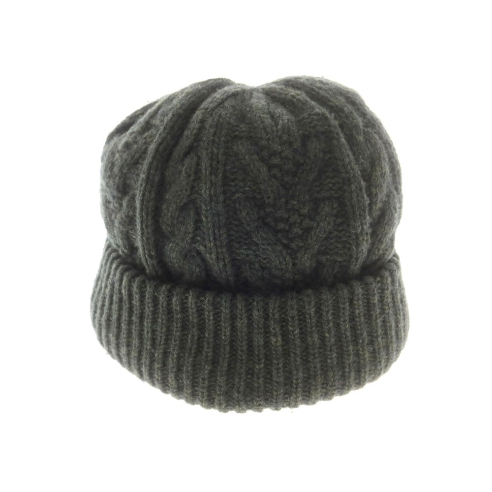 【中古】マッキントッシュフィロソフィー MACKINTOSH PHILOSOPHY ウールナイロン ニットキャップ グリーン【 表記なし 】【 状態ランクB 】【 メンズ 】