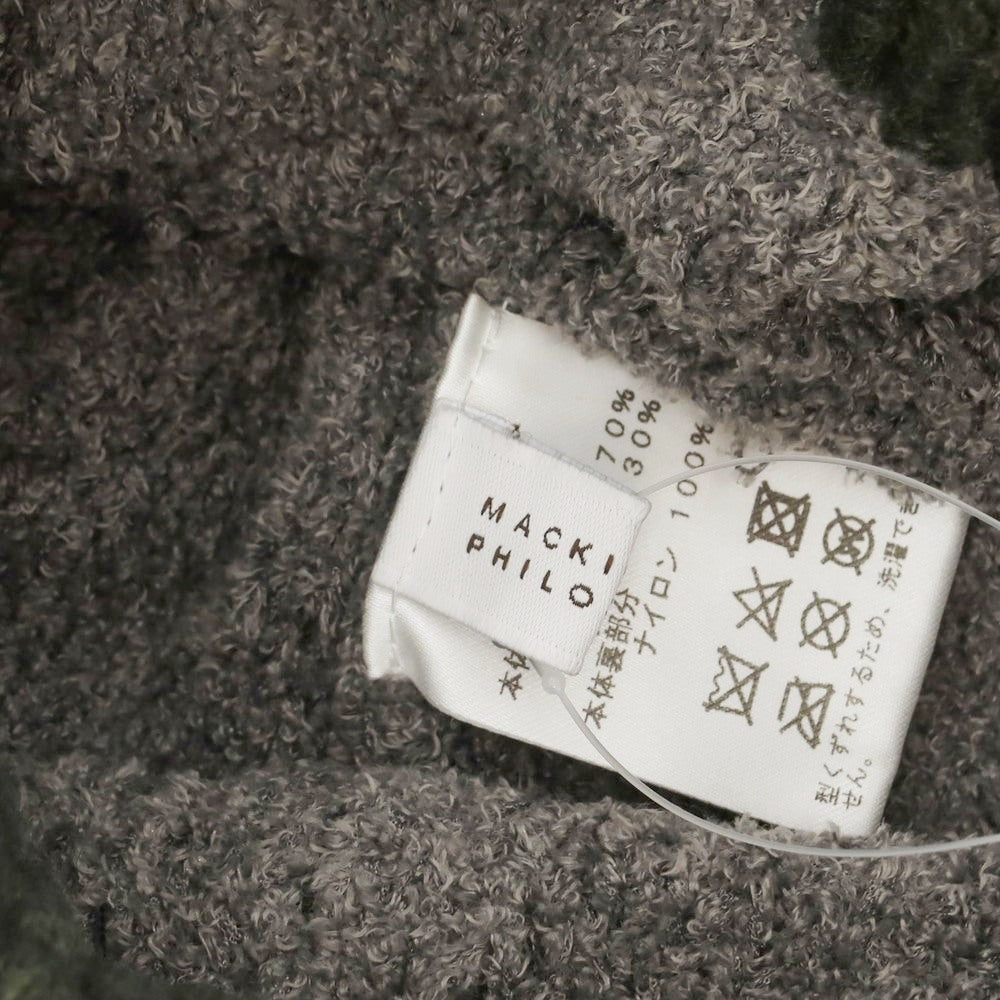 【中古】マッキントッシュフィロソフィー MACKINTOSH PHILOSOPHY ウールナイロン ニットキャップ グリーン【 表記なし 】【 状態ランクB 】【 メンズ 】