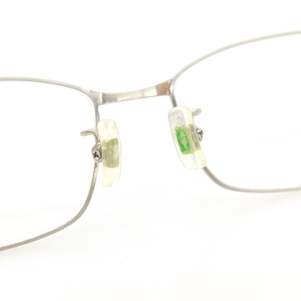 【中古】トゥミ TUMI フルリム メガネ シルバーxブラック【サイズ55□17 145】【 状態ランクC 】【 メンズ 】