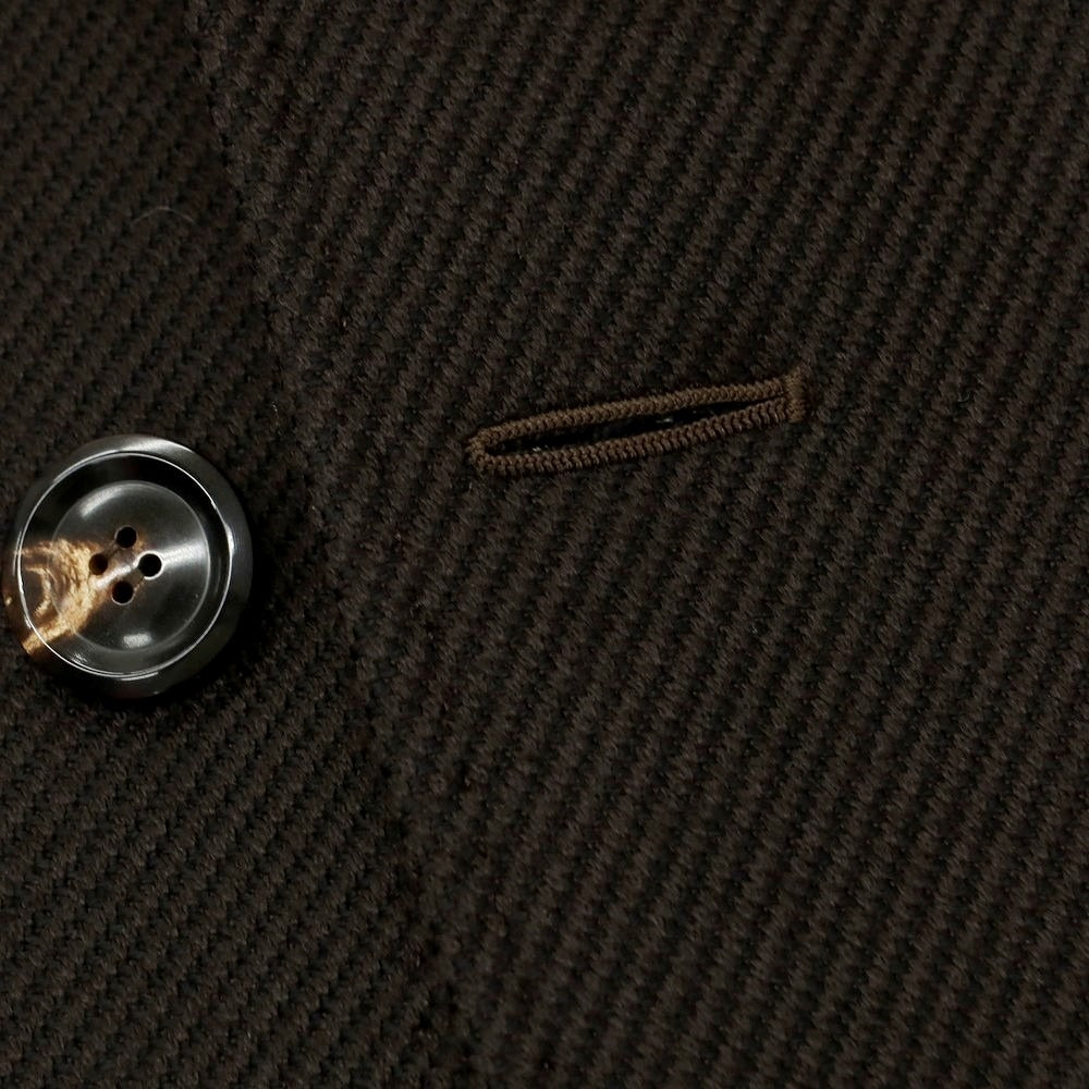 【中古】【未使用】スティレ ラティーノ STILE LATINO ウールカシミヤ チェスターフィールドコート ダークブラウン【 48 】【 状態ランクS 】【 メンズ 】