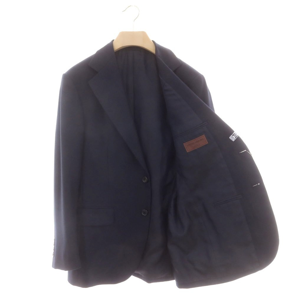 【中古】【未使用】ユナイテッドアローズ UNITED ARROWS ウール 2つボタンスーツ ネイビー【 50 】【 状態ランクS 】【 メンズ 】