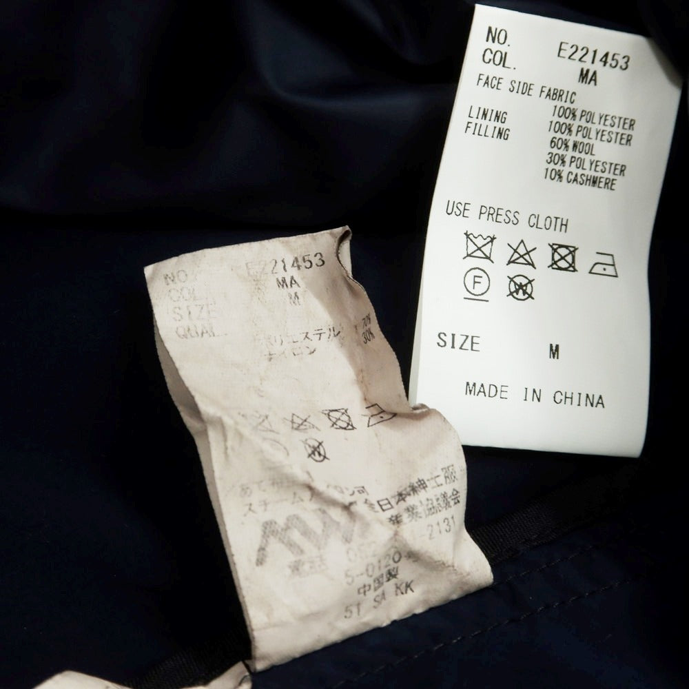 【中古】ユニバーサルランゲージ UNIVERSAL LANGUAGE ポリエステルナイロン M-65 ミリタリージャケット ネイビー【サイズM】【 状態ランクB 】【 メンズ 】