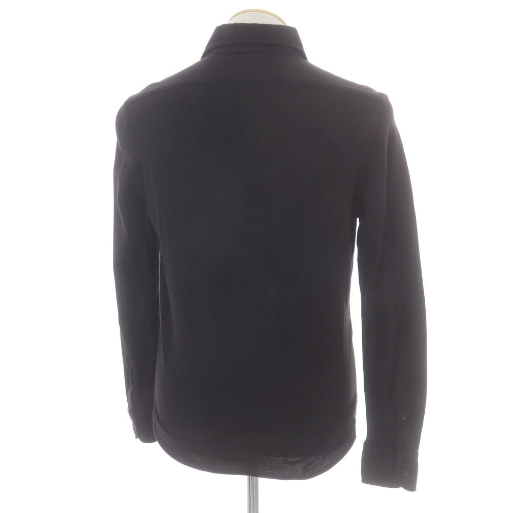 【中古】ギローバー GUY ROVER コットン 鹿の子 カッタウェイ カジュアルシャツ ブラック【 S 】【 状態ランクC 】【 メンズ 】