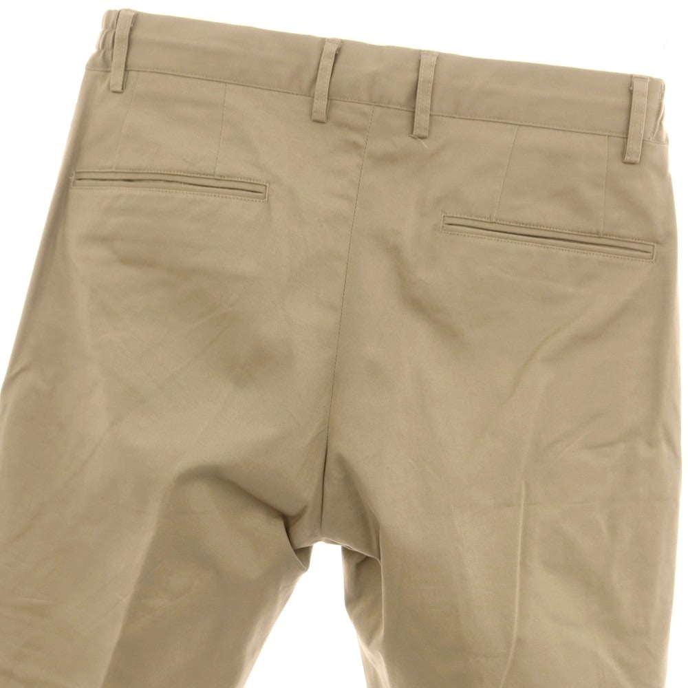 【中古】ナノユニバース nano universe ストレッチ コットン イージースラックスパンツ ベージュ【 M 】【 状態ランクB 】【 メンズ 】