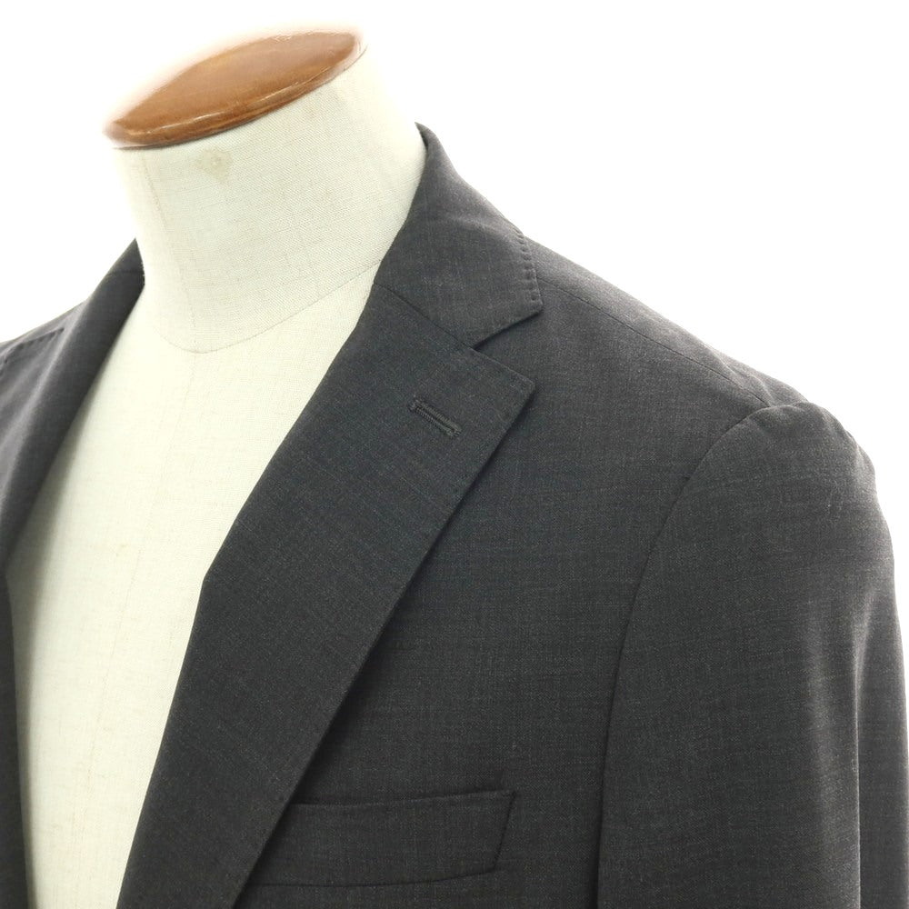 【中古】イレブンティ eleventy ストレッチ ウール 2B テーラードジャケット ダークグレー【 46 】【 状態ランクB 】【 メンズ 】