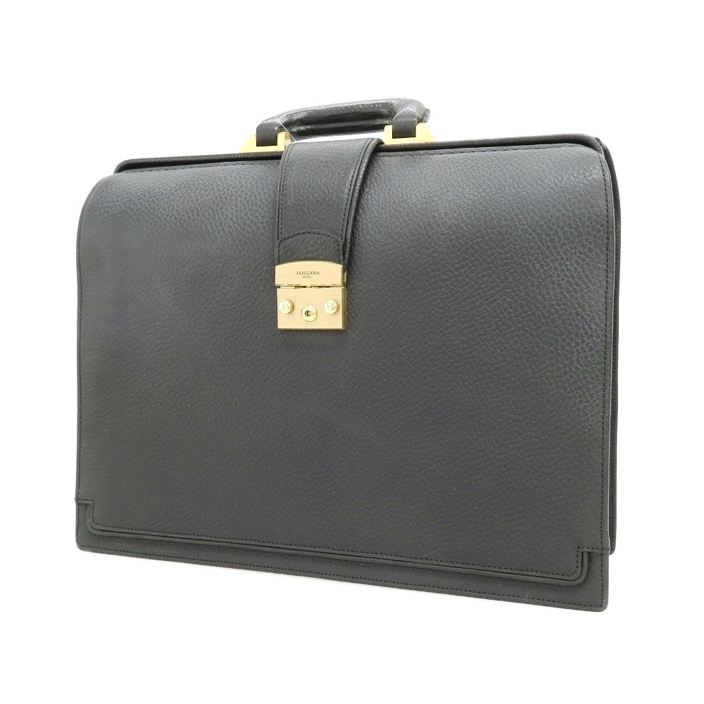 【中古】銀座タニザワ Ginza Tanizawa ダレスバッグ ブラック【 状態ランクB 】【 メンズ 】