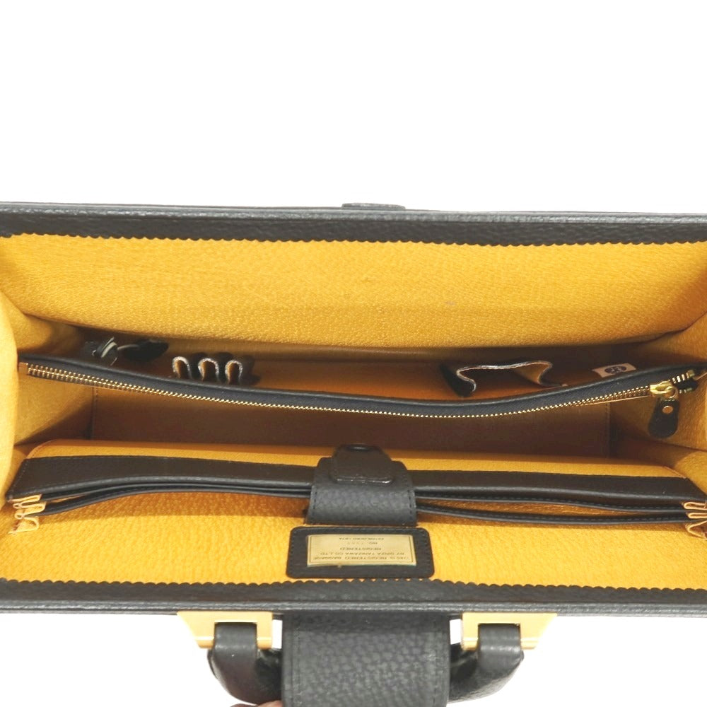 【中古】銀座タニザワ Ginza Tanizawa ダレスバッグ ブラック【 状態ランクB 】【 メンズ 】