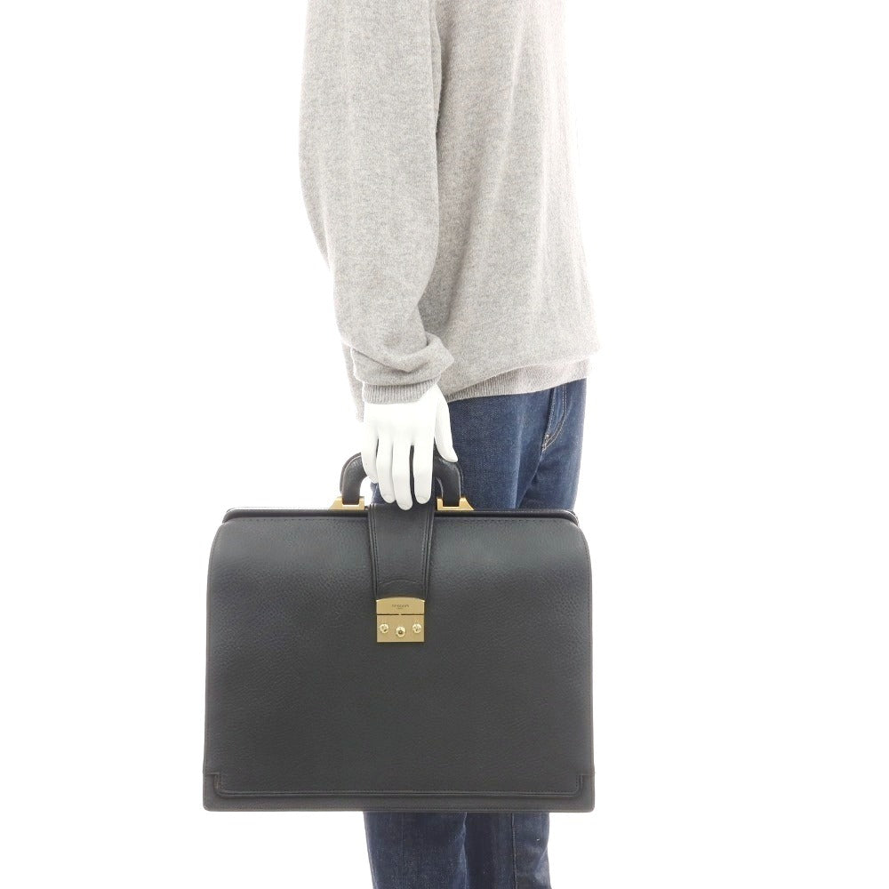 【中古】銀座タニザワ Ginza Tanizawa ダレスバッグ ブラック【 状態ランクB 】【 メンズ 】