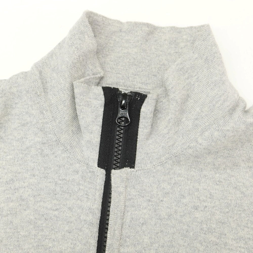 【中古】ストーンアイランド STONE ISLAND コットン ジップアップ カーディガン ライトグレー【 S 】【 状態ランクB 】【 メンズ 】