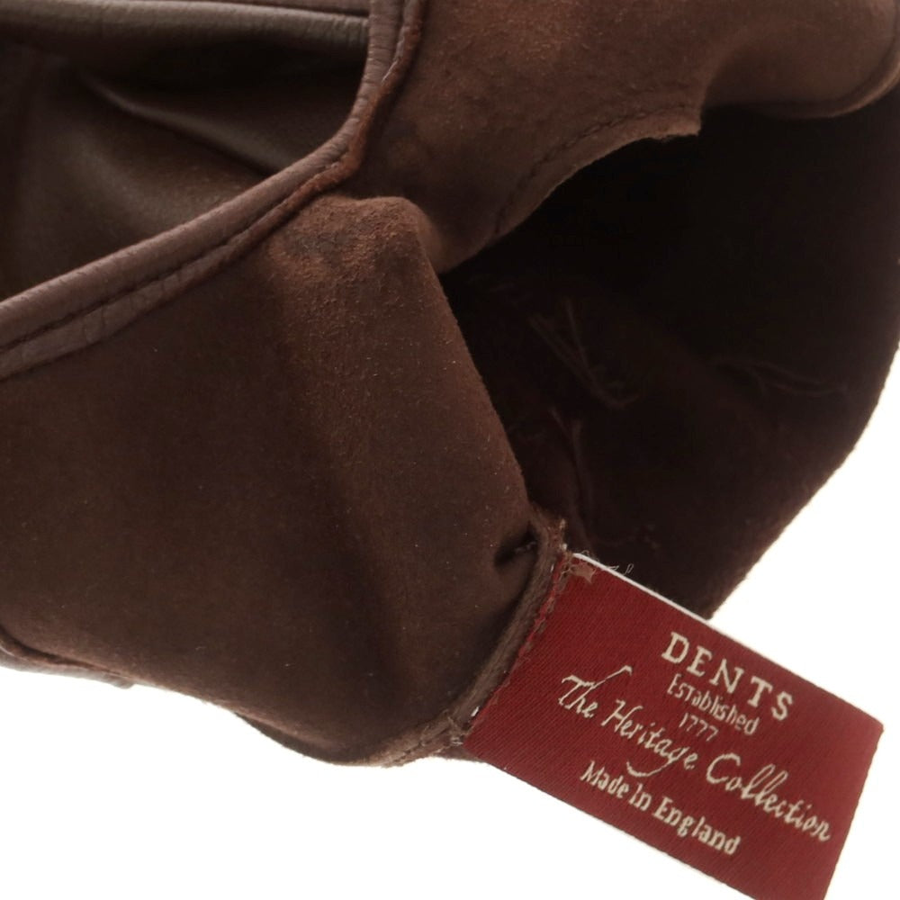 【中古】デンツ DENTS レザー 手袋 グローブ ブラウン【 7 1/2 】【 状態ランクB 】【 メンズ 】