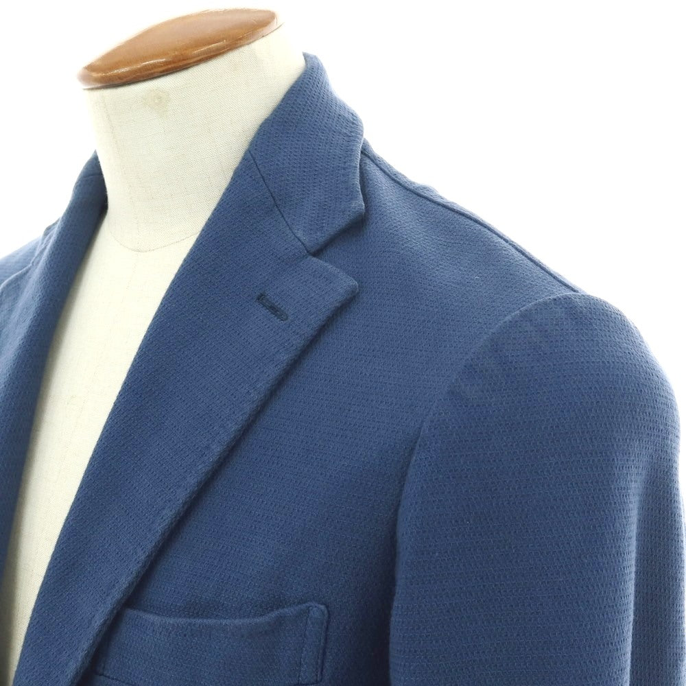 【中古】リングヂャケット RING JACKET New Balloon ストレッチ コットン 3B カジュアルジャケット ブルー【 46 】【 状態ランクC 】【 メンズ 】