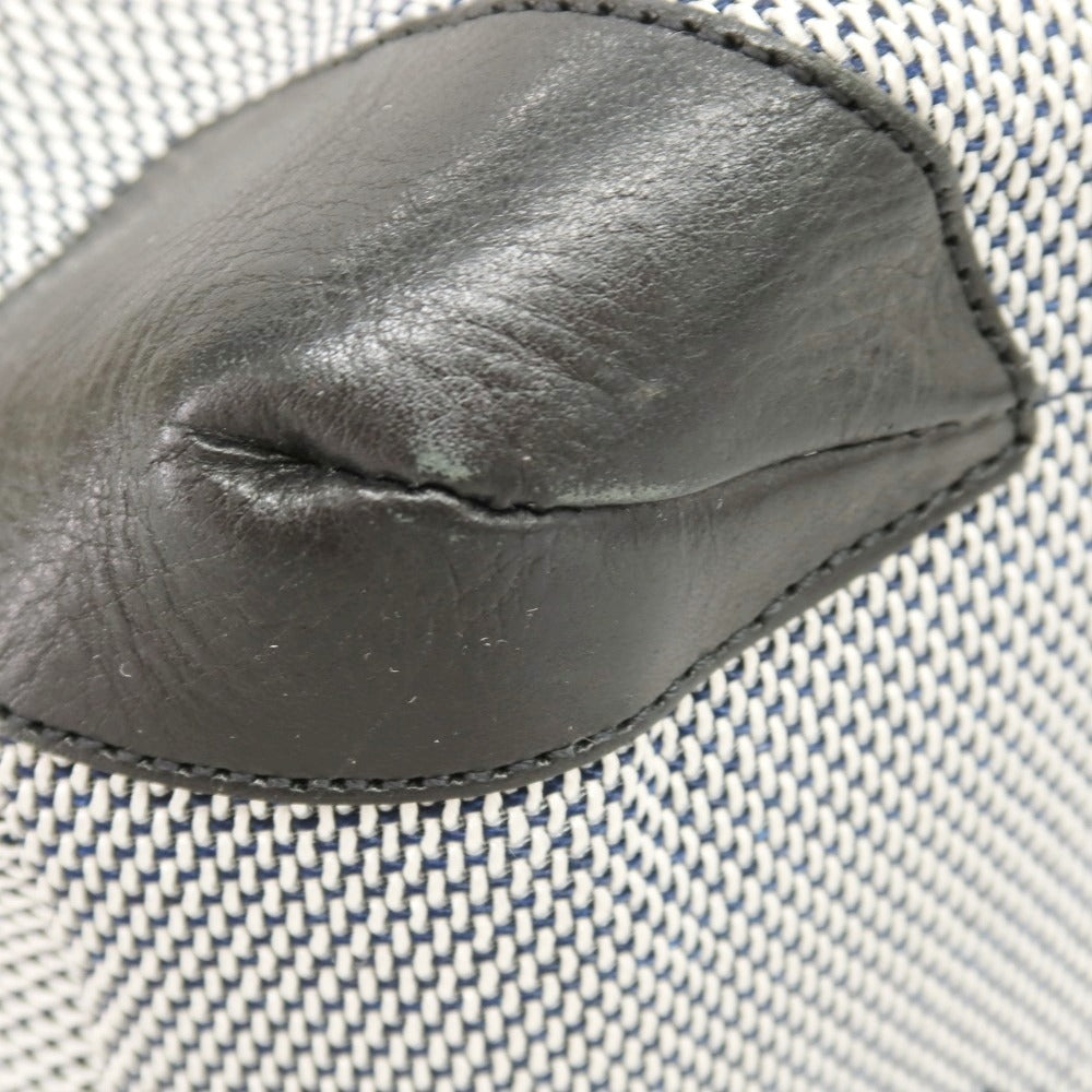 【中古】ペッレモルビダ PELLE MORBIDA ナイロン ショルダーバッグ ネイビーxホワイト【 状態ランクB 】【 メンズ 】