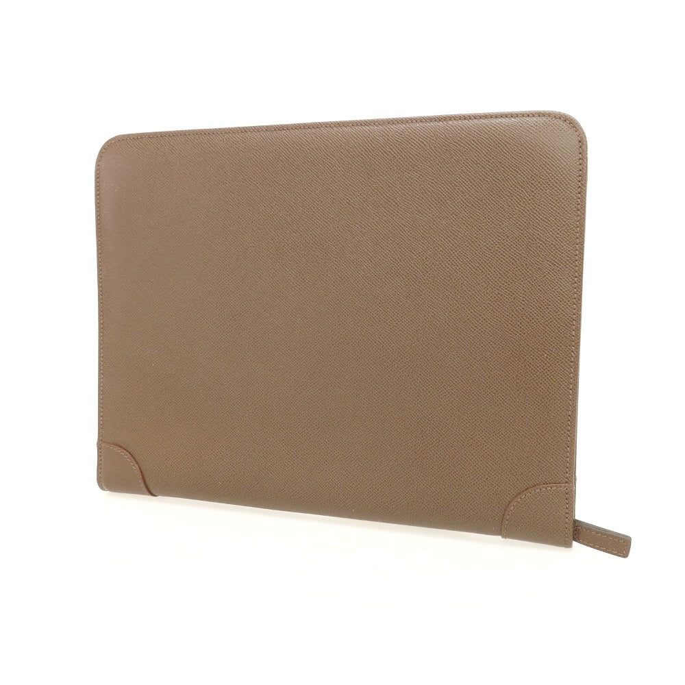 【中古】モラビト MORABITO 型押しレザー クラッチバッグ ブラウン【 状態ランクB 】【 メンズ 】