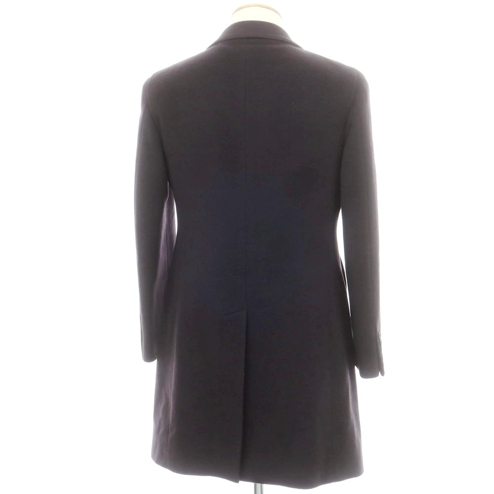 【中古】タリアトーレ TAGLIATORE カシミヤ チェスターフィールドコート グレイッシュネイビー【 42 】【 状態ランクB 】【 メンズ 】