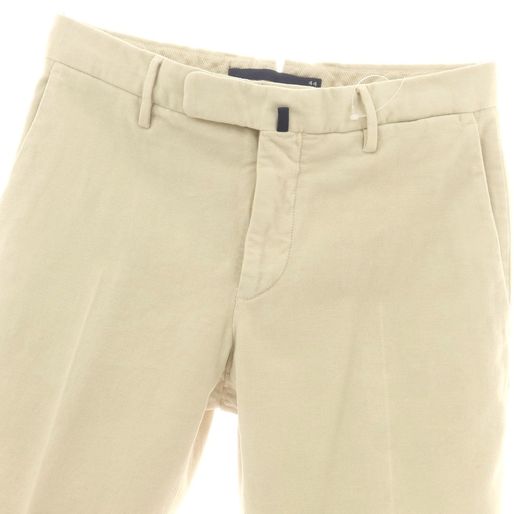 【中古】インコテックス INCOTEX ストレッチ コットン カジュアルスラックスパンツ ベージュ【 44 】【 状態ランクC 】【 メンズ 】