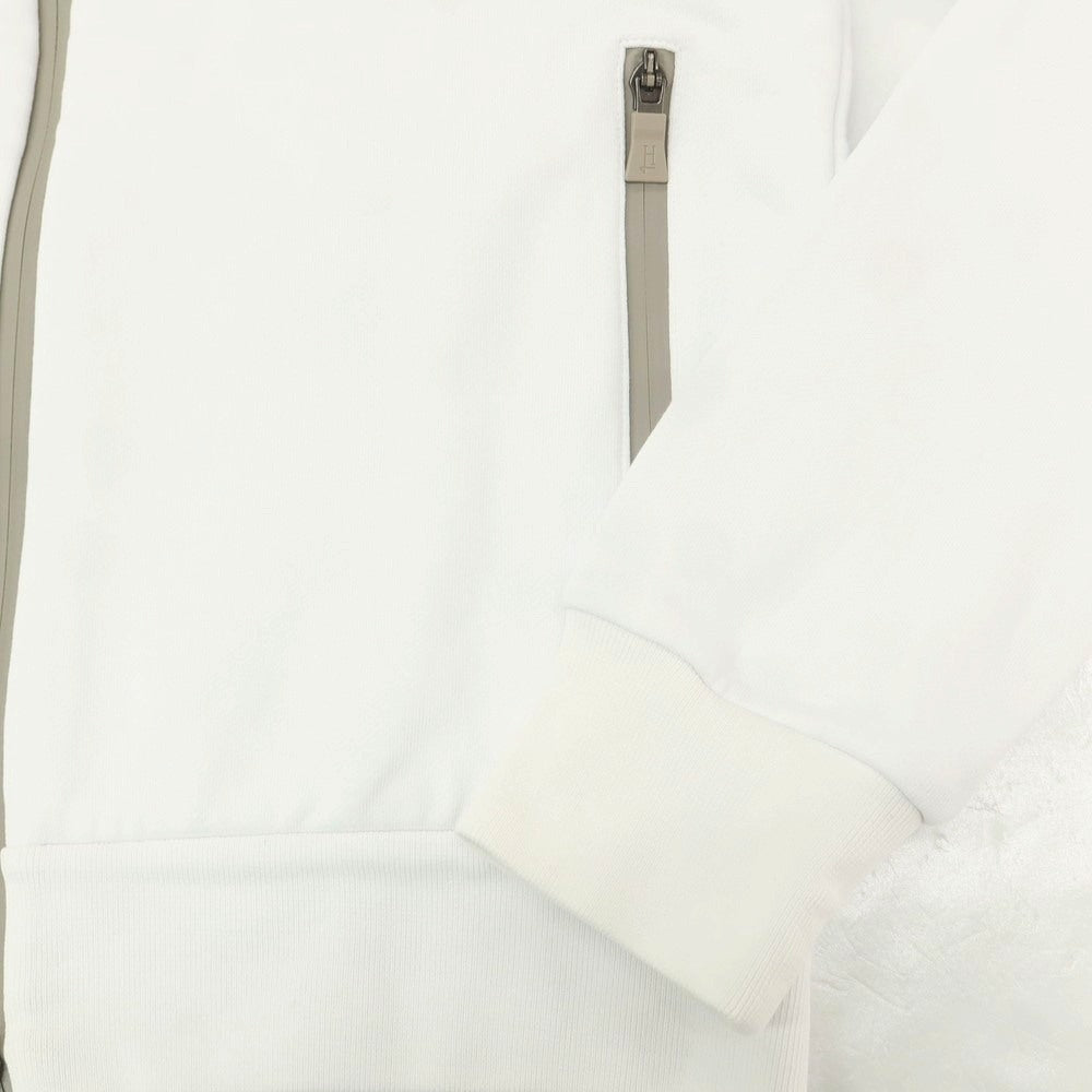 【中古】ヘルノ Herno Laminar コットン 切替 ダブルジップ パーカー ホワイト【 46 】【 状態ランクB 】【 メンズ 】