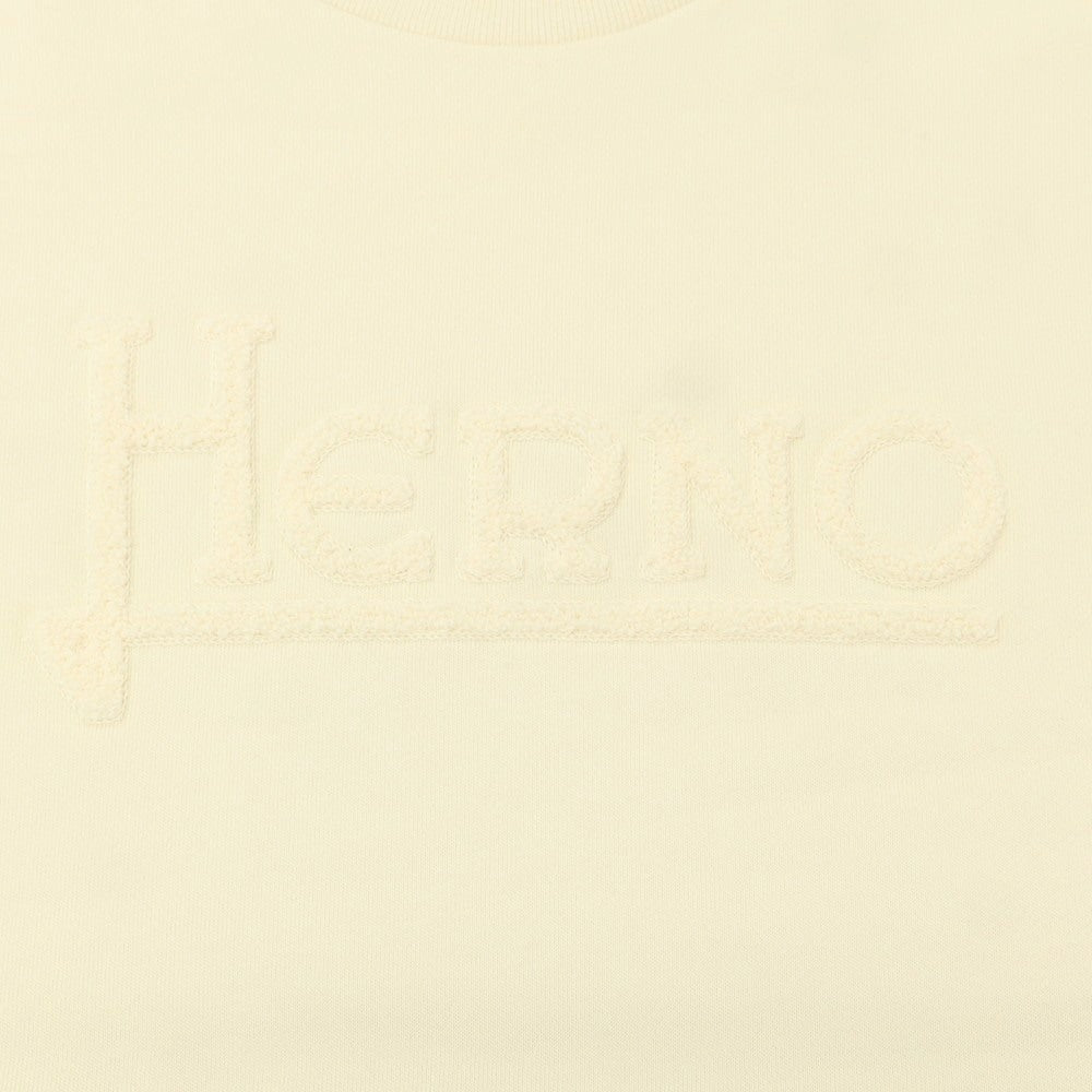 【中古】ヘルノ Herno Resort コットン クルーネック スウェット アイボリー【 46 】【 状態ランクA 】【 メンズ 】