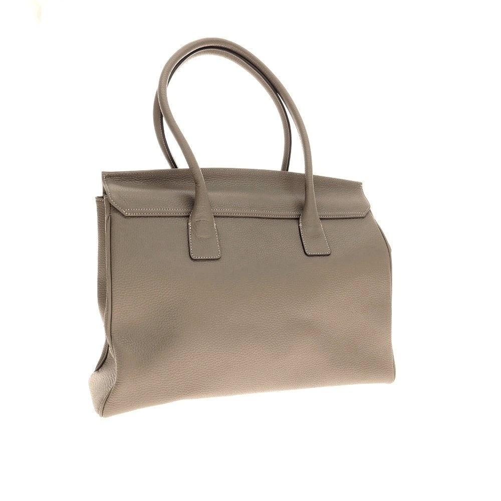 【中古】トフアンドロードストーン TOFF&LOADSTONE ルーフボタン(L) シュリンクレザー トートバッグ グレージュ【 状態ランクA 】【 メンズ 】