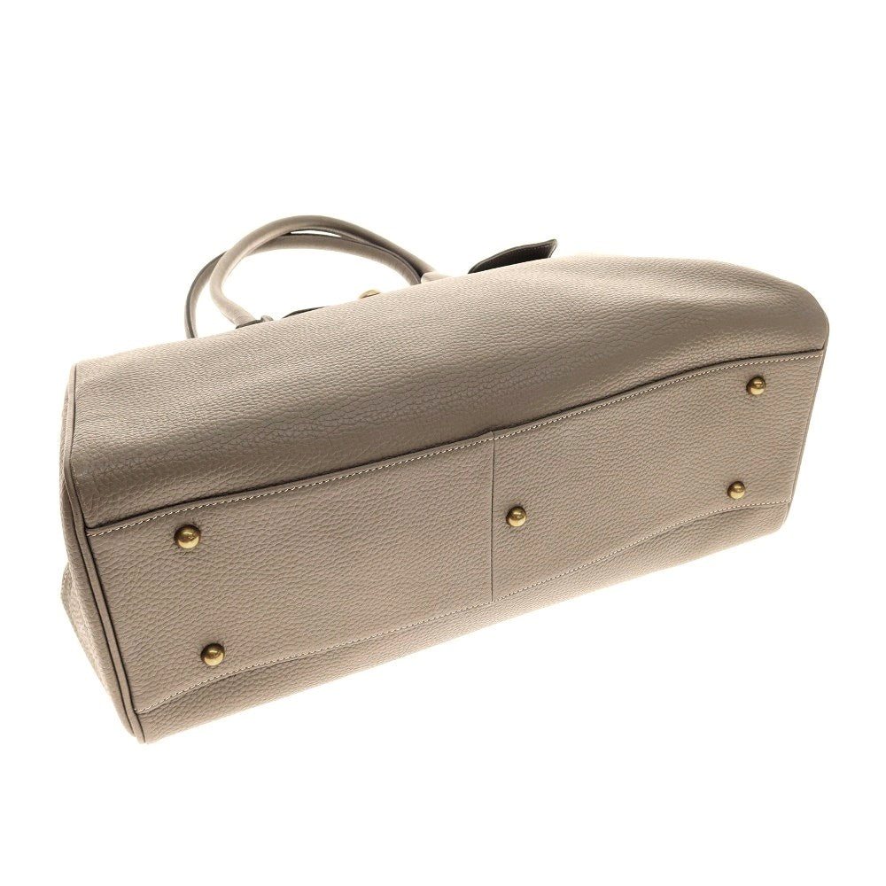 【中古】トフアンドロードストーン TOFF&LOADSTONE ルーフボタン(L) シュリンクレザー トートバッグ グレージュ【 状態ランクA 】【 メンズ 】