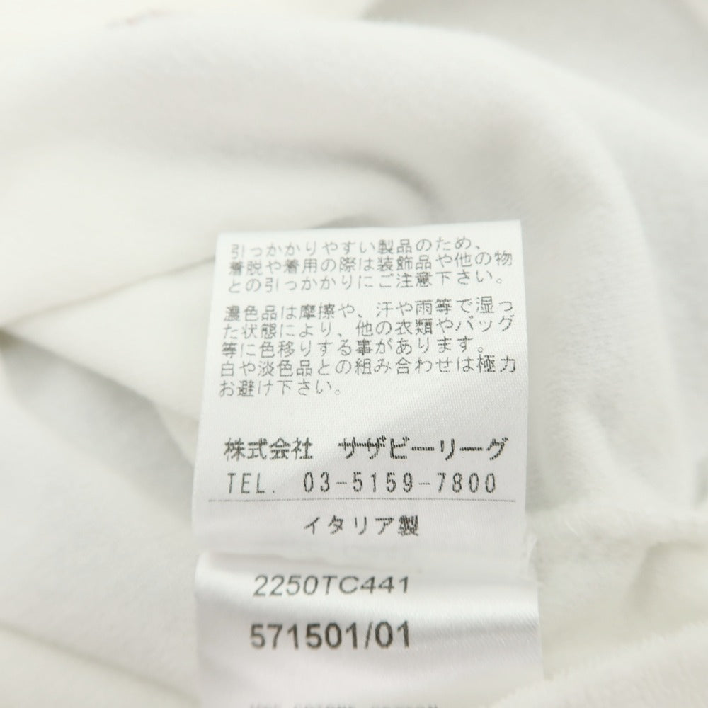 【中古】ギローバー GUY ROVER コットン パイル ヘンリーネック 半袖Tシャツ ホワイト【サイズS】【 状態ランクC 】【 メンズ 】
