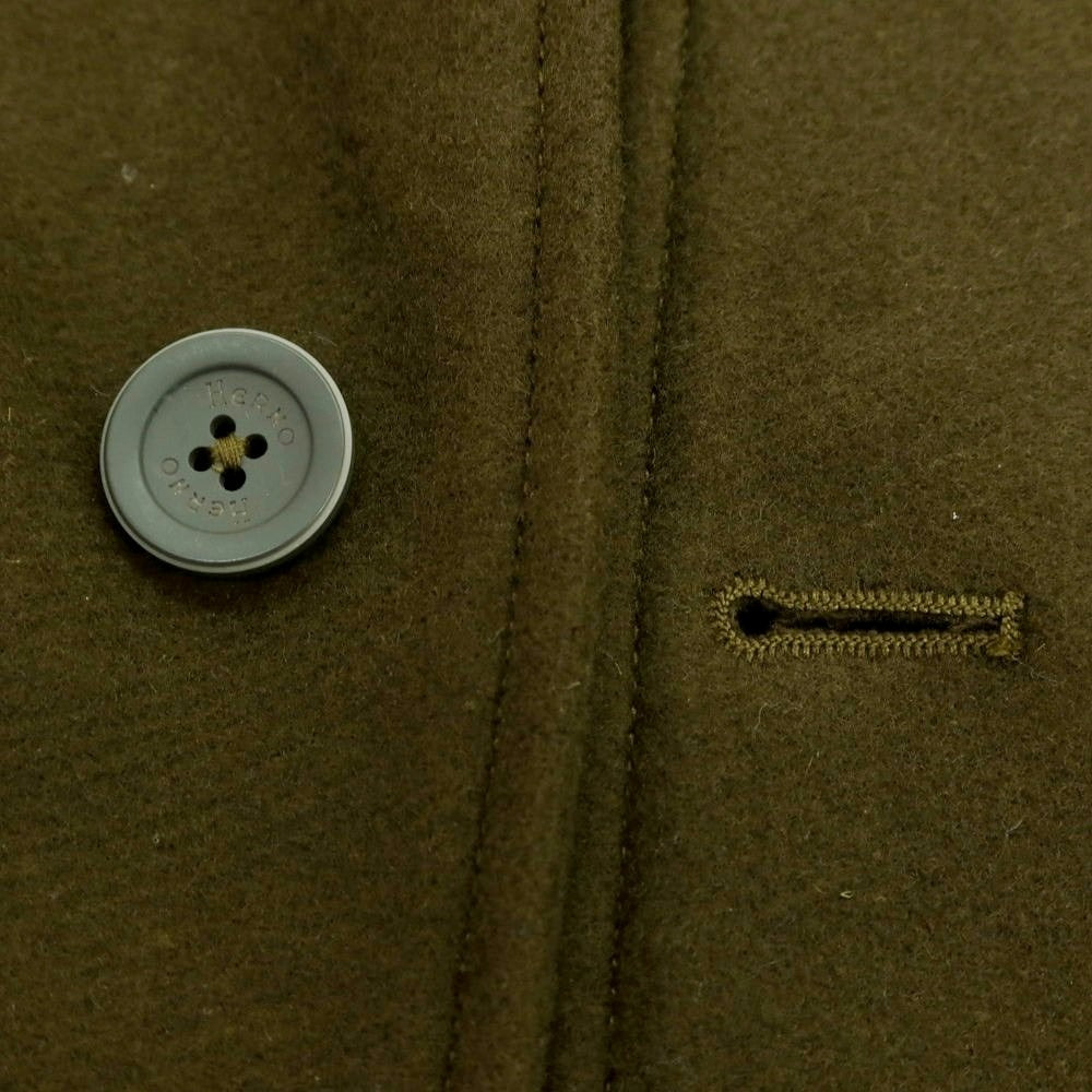 【中古】ヘルノ Herno ウールナイロン カバーオール オリーブ【 50 】【 状態ランクB 】【 メンズ 】