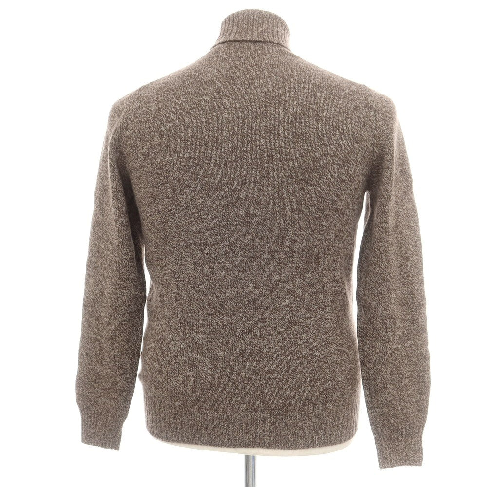 【中古】グランサッソ GRAN SASSO エアウール タートルネック プルオーバーニット ブラウン【 50 】【 状態ランクA 】【 メンズ 】
