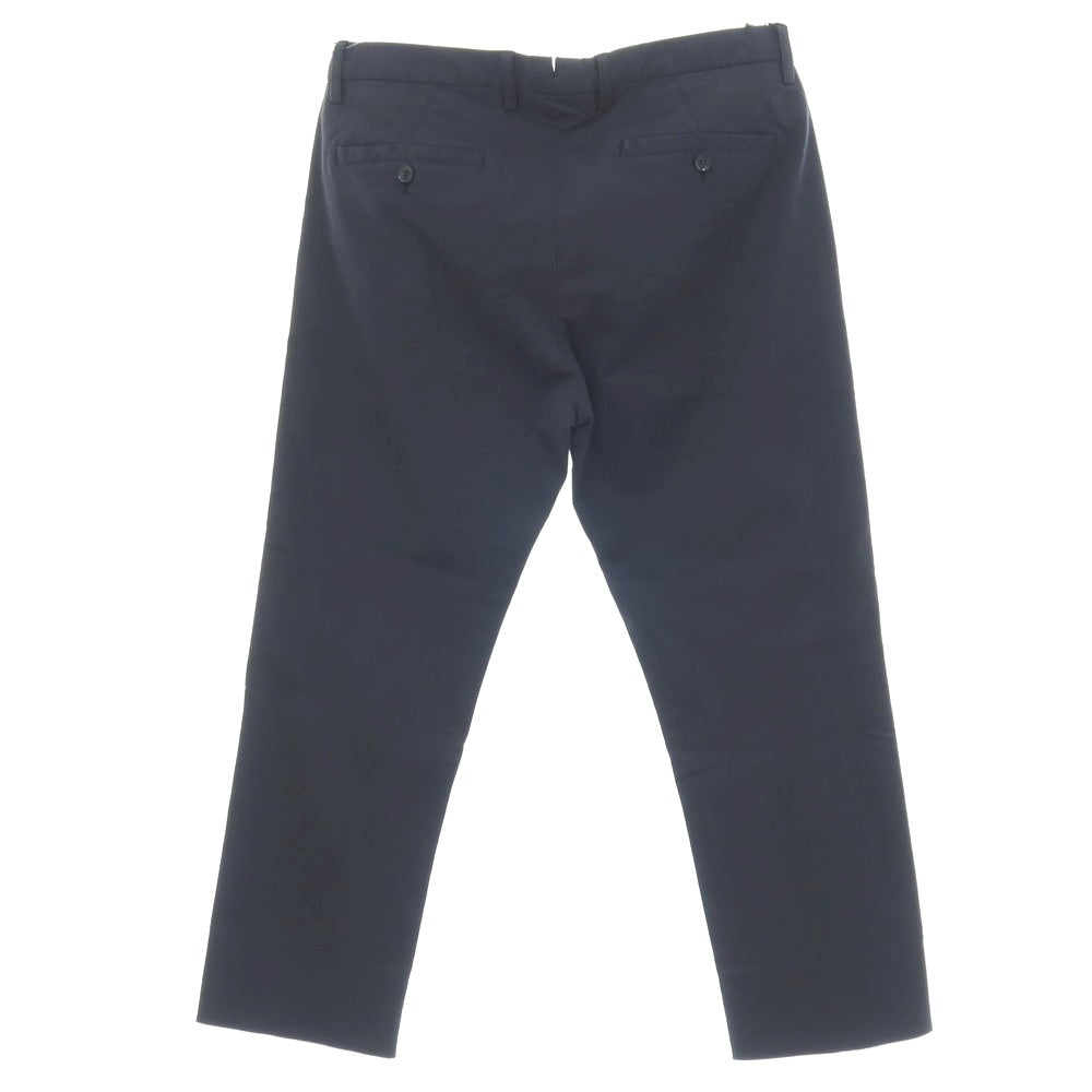 【中古】エルメネジルドゼニア Ermenegildo Zegna コットン カジュアルスラックスパンツ ネイビー【サイズ48】【 状態ランクB 】【 メンズ 】