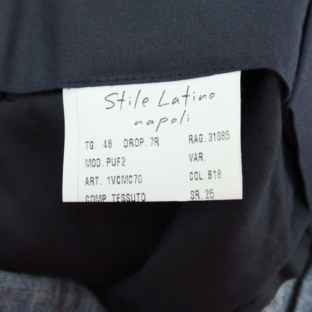 【中古】【未使用】スティレ ラティーノ STILE LATINO コットン カジュアルスラックスパンツ ライトブルー【サイズ48】【 状態ランクS 】【 メンズ 】