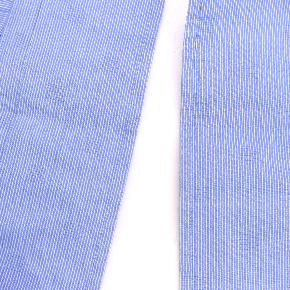 【中古】オリアン ORIAN コットン セミワイドカラー ドレスシャツ ブルーxホワイト【 38 】【 状態ランクB 】【 メンズ 】