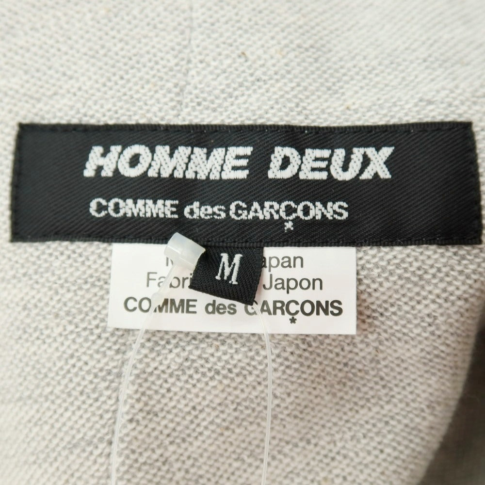 【中古】コムデギャルソン オムドゥ COMME des GARCONS HOMME DEUX 2025年春夏 コットン スウェット サルエルパンツ ライトグレー【サイズM】【 状態ランクA 】【 メンズ 】