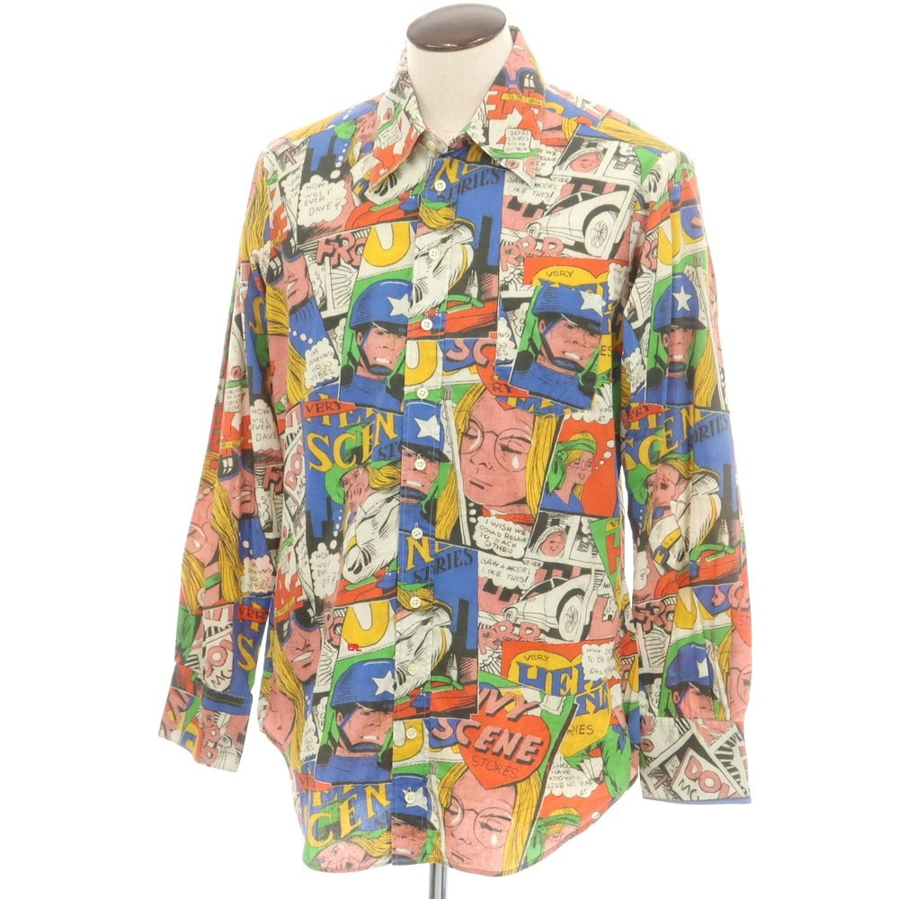 【中古】イー アール エル ERL 2025年春夏 コットン カジュアルシャツ マルチカラー【 XL 】【 状態ランクA 】【 メンズ 】