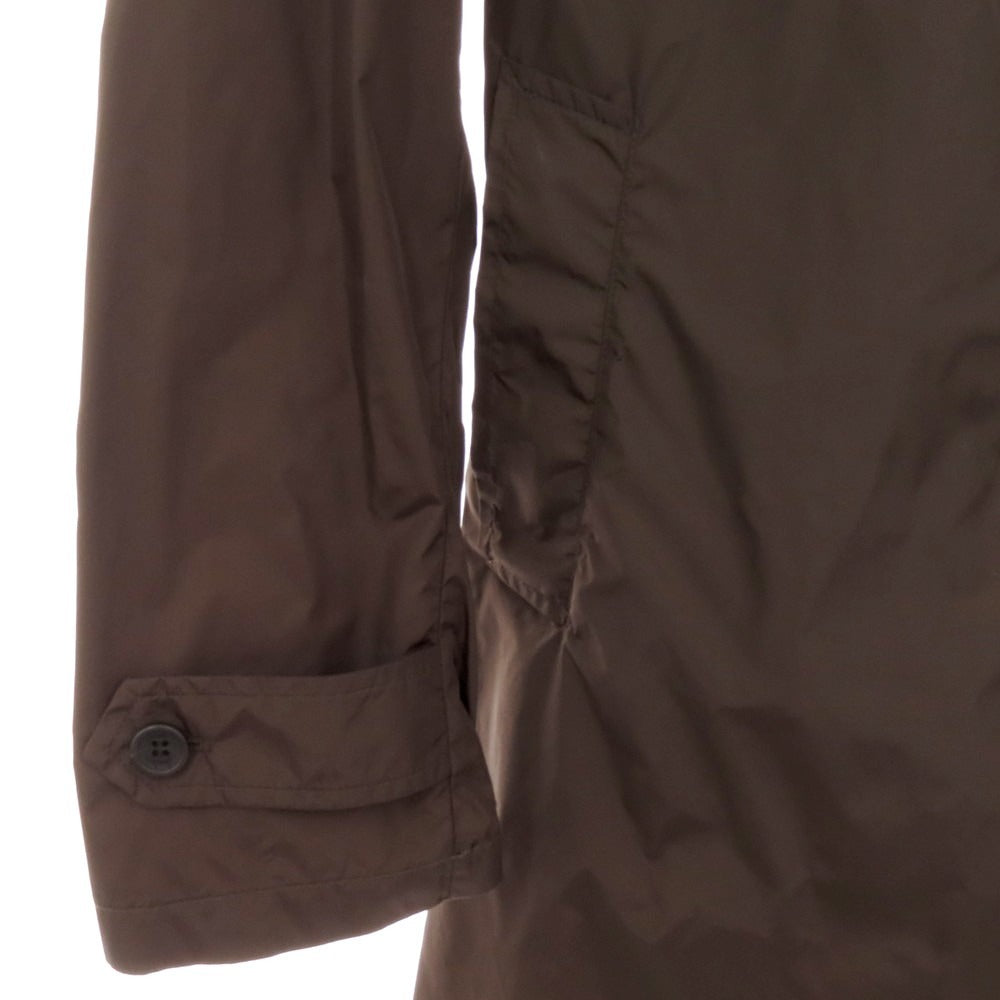 【中古】シーラップ Sealup ナイロンポリウレタン ステンカラーコート ダークブラウン【 44 】【 状態ランクC 】【 メンズ 】