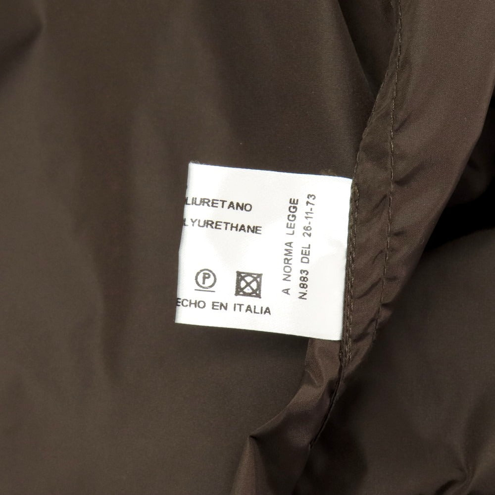 【中古】シーラップ Sealup ナイロンポリウレタン ステンカラーコート ダークブラウン【 44 】【 状態ランクC 】【 メンズ 】