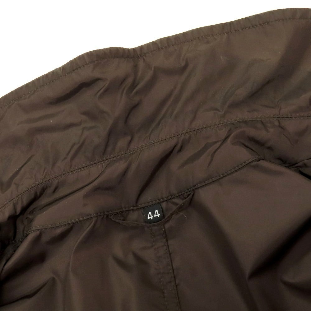 【中古】シーラップ Sealup ナイロンポリウレタン ステンカラーコート ダークブラウン【 44 】【 状態ランクC 】【 メンズ 】