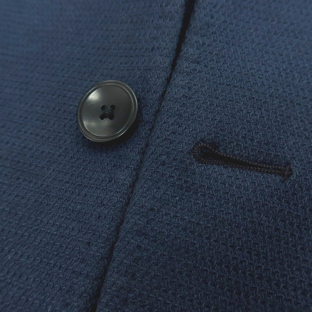 【中古】リングヂャケット RING JACKET New Balloon ストレッチ コットン 3B テーラードジャケット ネイビー【 44 】【 状態ランクC 】【 メンズ 】