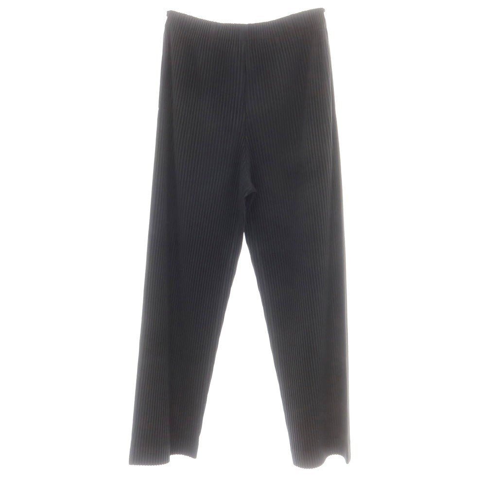 【中古】オム プリッセ イッセイミヤケ HOMME PLISSE ISSEY MIYAKE 2025年春夏 ポリエステル系 プリーツ イージーパンツ ブラック【 表記なし(L位) 】【 状態ランクA 】【 メンズ 】