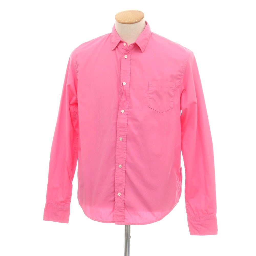 【中古】フランクアンドアイリーン Frank&Eileen コットン ショートカラー カジュアルシャツ ピンク【 XS 】【 状態ランクB 】【 メンズ 】