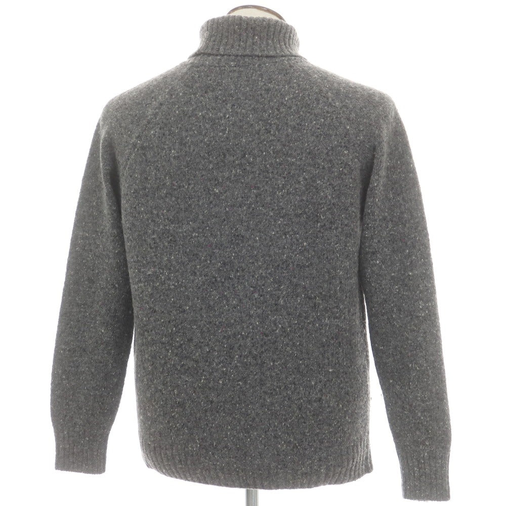 【中古】ベルウッド Bellwood ウールナイロン タートルネック プルオーバーニット グレー【 50 】【 状態ランクB 】【 メンズ 】