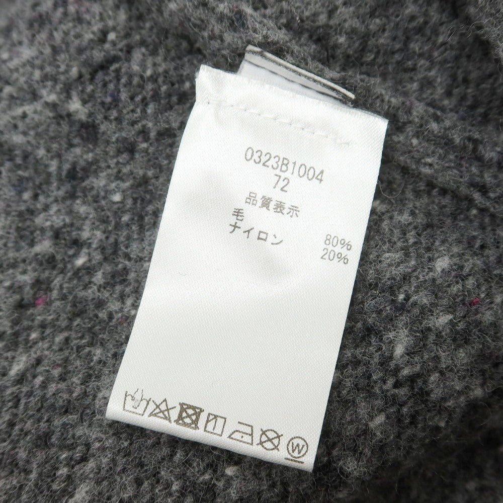 【中古】ベルウッド Bellwood ウールナイロン タートルネック プルオーバーニット グレー【 50 】【 状態ランクB 】【 メンズ 】