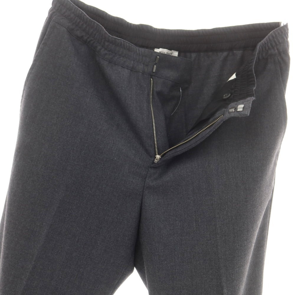 【中古】ウールリッチ WOOLRICH ストレッチ ポリエステルウール イージースラックスパンツ ダークグレー【 L(EU) 】【 状態ランクB 】【 メンズ 】